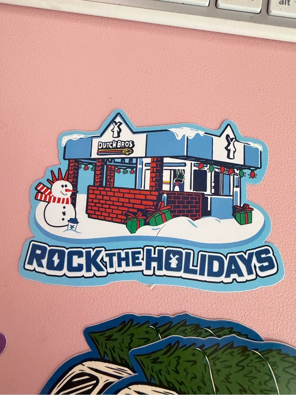 Dutch Bros Rock the Holidays Sticker